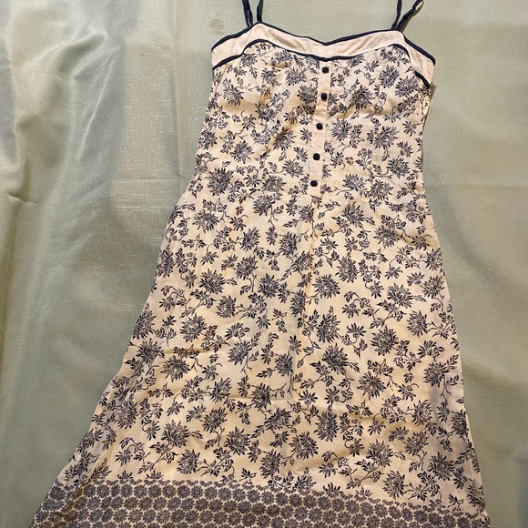Linen Sun dress, size L - Picture 1 of 5